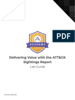 Lab Guide Delivering Value With The ATTCK Sightings Report 1