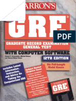 Barron's GRE(12th Edition)