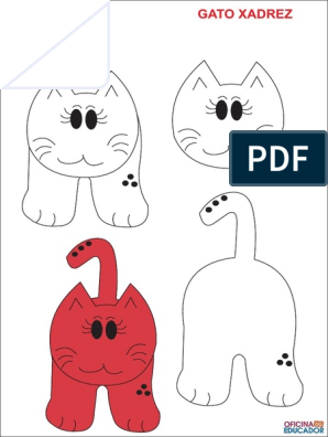 Personagens da história O gato xadrez PDF
