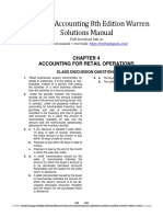 Survey of Accounting 8th Edition Warren Solutions Manual 1
