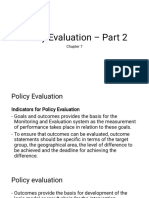Policy Evaluation - Part 2