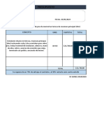 Presupuesto de Piso de Terraza 504e