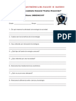 Examen de Diagnostico ELECTRONICA 3