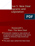 Unit 1_Objective 5_New Deal Programs and Legislation