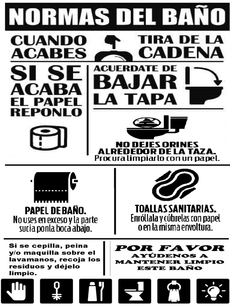 Normas Del Baño | PDF