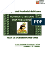 Plan de Gobierno