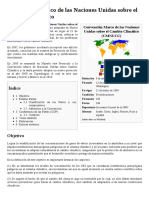 Convención Marco de Las Naciones Unidas Sobre El Cambio Climático