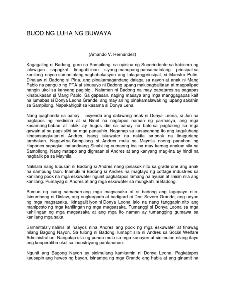 Book report ng luha ng buwaya 07 picture