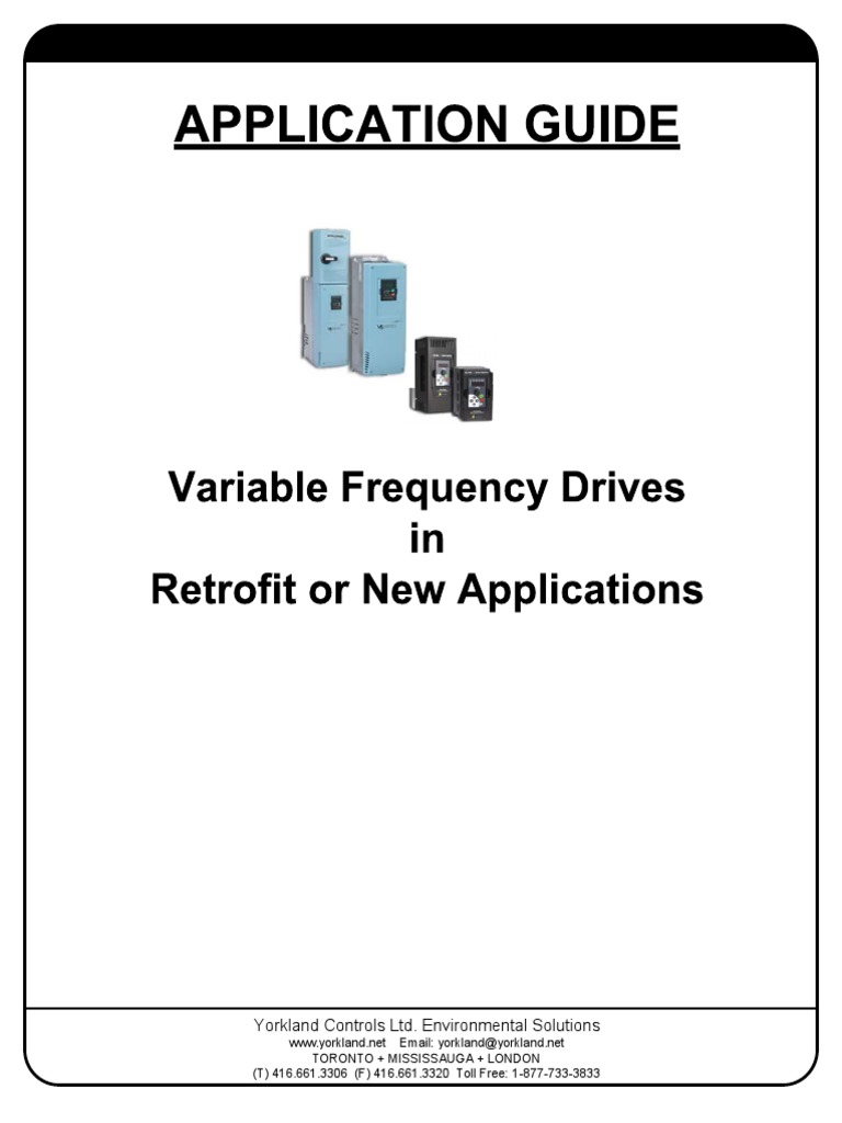 Variable Frequency Drives in Retrofit or New Applications | PDF