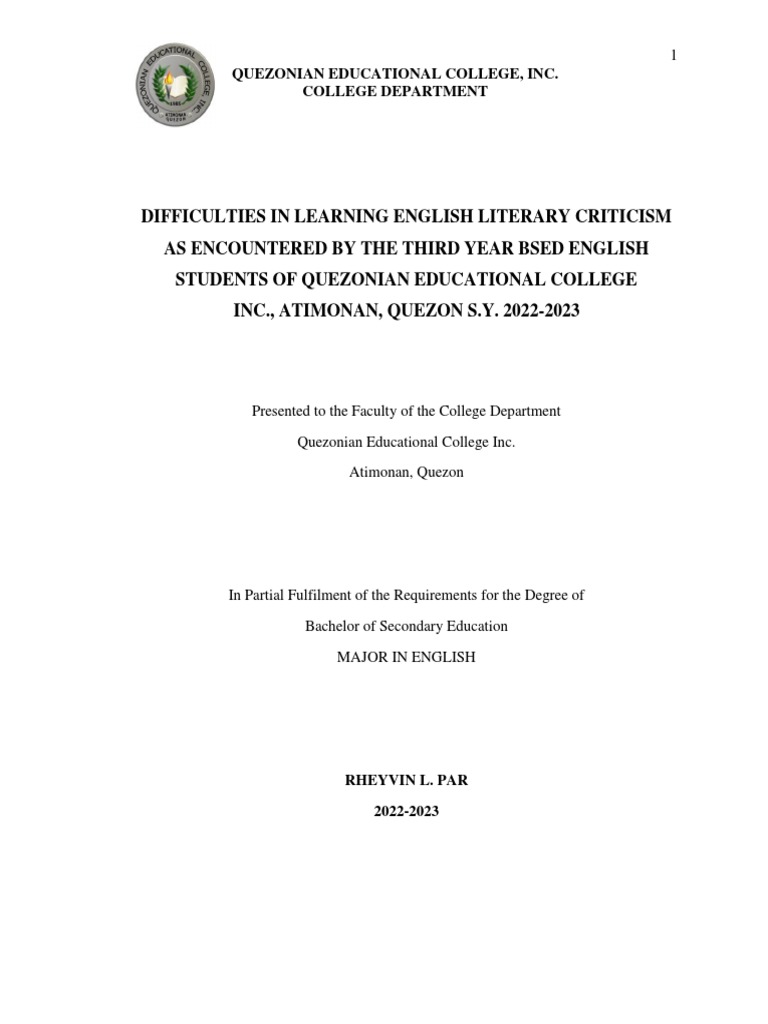 Par Rheyvin Final Manuscript 1 | PDF
