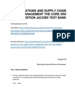 Operations and Supply Chain Management The Core 3rd Edition Jacobs Test Bank Download