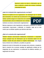 Qué Es La Comunicación Organizacional y Sus Tipos