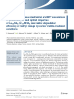 Correlation Between Experimental and DFT Calculati