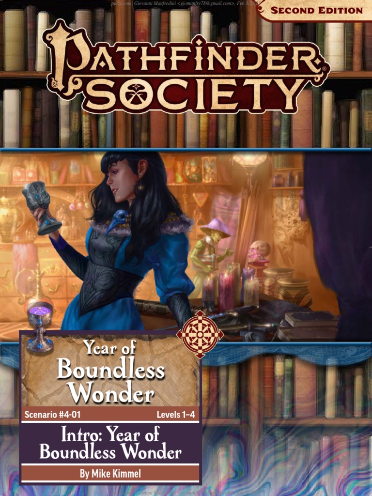 Pathfinder Society Year of Boundless Worker | PDF | D20 System