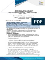 Guia de Actividades y Rúbrica de Evaluación - Etapa 1 - Desarrollo de La Evaluación de Conocimientos Previos