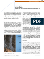 Segmented Heterochromia in A Single Scalp Hair: Short Communication