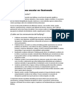 Acoso Escolar en Guatemala