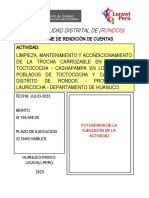 Formato Caratula y Lomo de Archivador de Inf. Rend. Cuentas - Aii-43