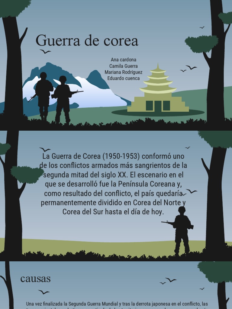 Causas y consecuencias de la Guerra de Corea | PDF | Corea del Sur ...