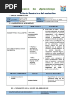 SesióndeAprendizaje 6 GradoB (Criterio Semántico Del Sustantivo)