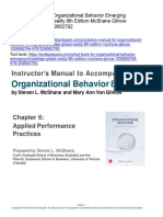 Organizational Behavior Emerging Knowledge Global Reality 8th Edition McShane Solutions Manual Download