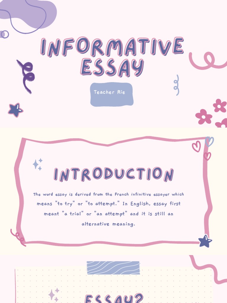 Informative Essay | PDF
