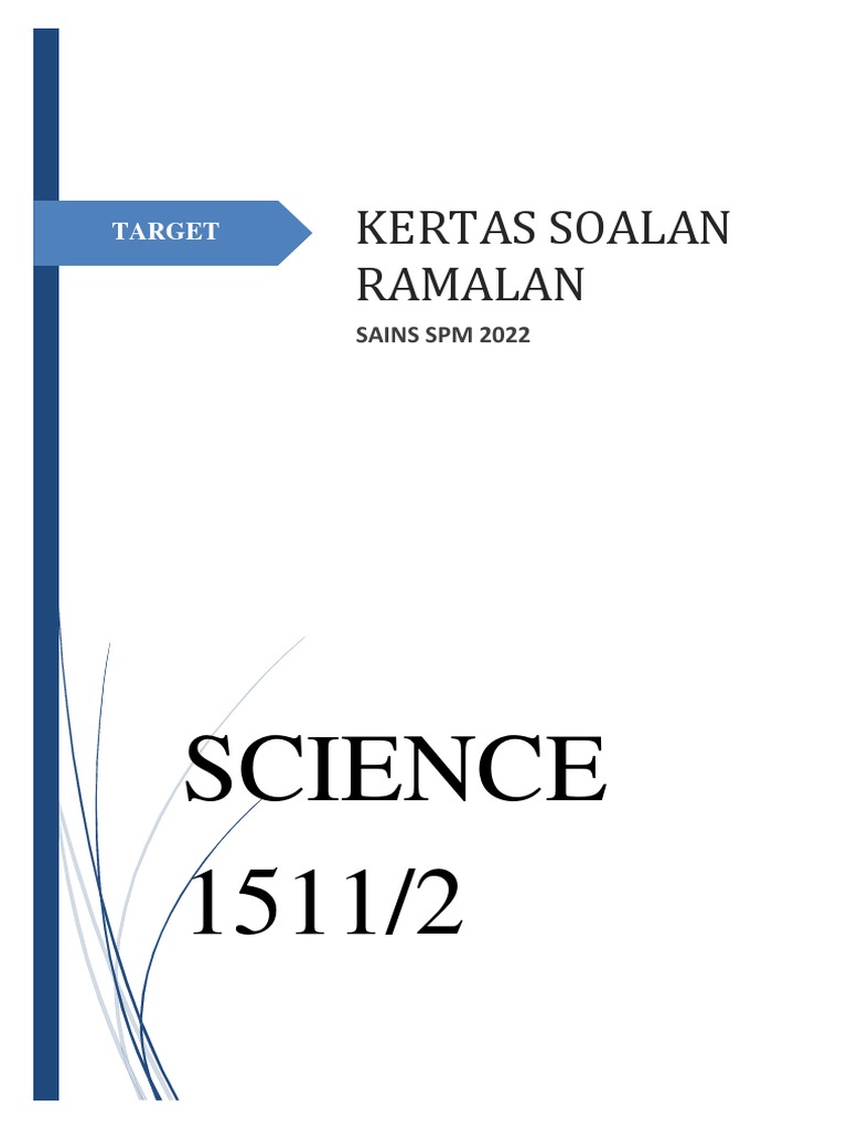 Kertas Soalan Ramalan Sains SPM 2022 | PDF