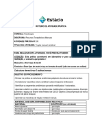 Prática 5 - RECURSOS TERAPÊUTICOS MANUAIS