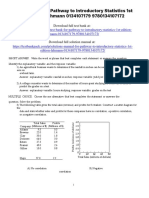 Pathway To Introductory Statistics 1st Edition Lehmann Test Bank Download