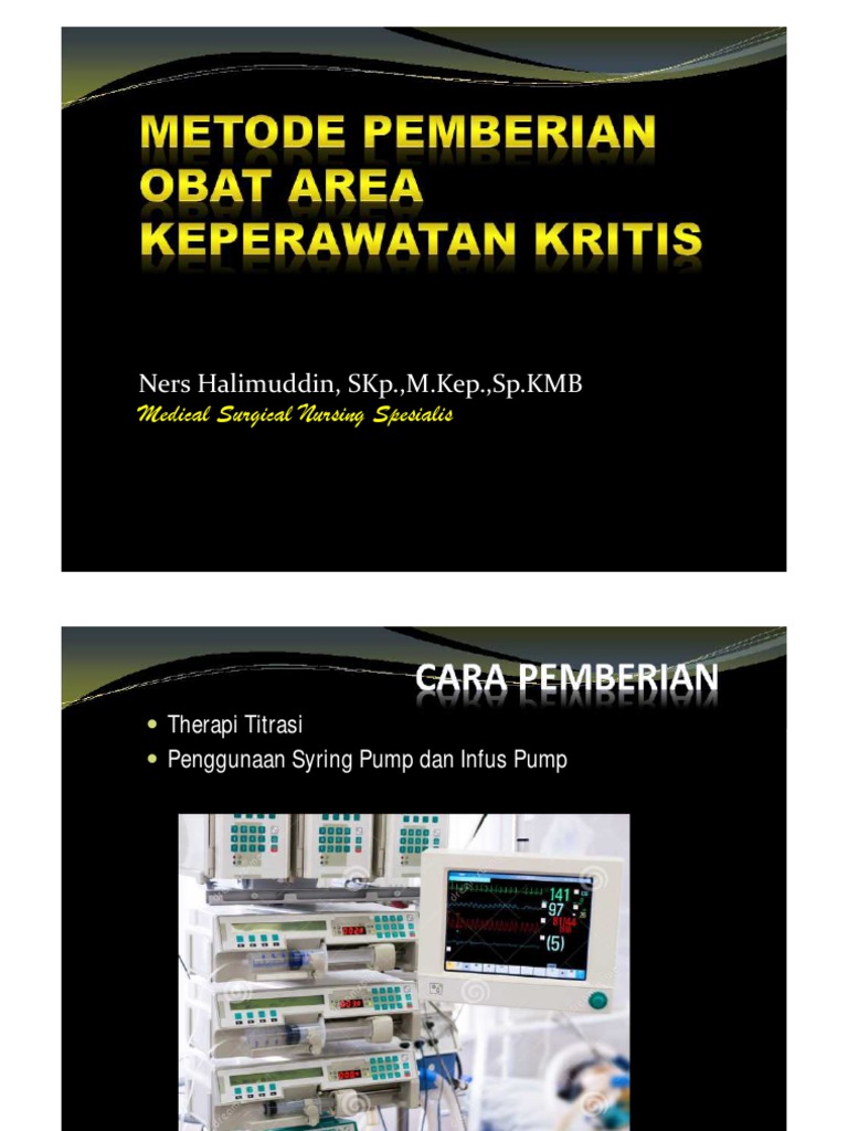 Dosis dan Pengenceran Cedocard Ampul | PDF