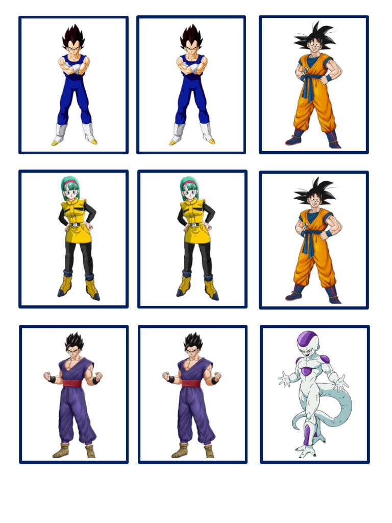 Memorama Dragon Ball PDF