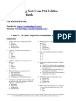 Understanding Nutrition 13th Edition Whitney Test Bank 1