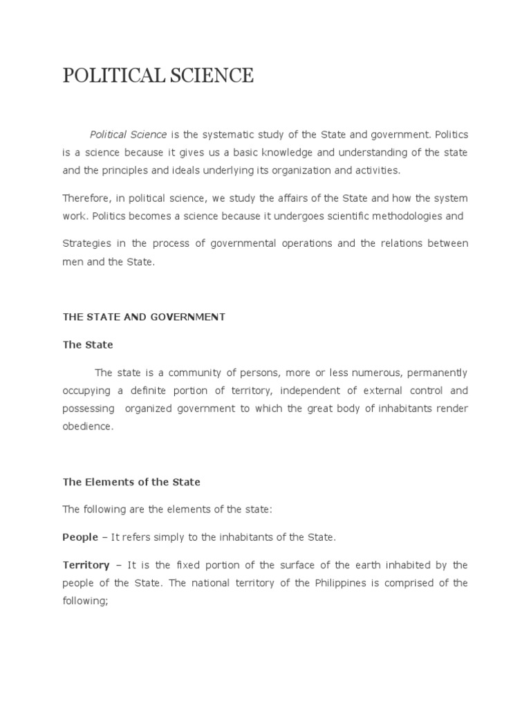 Political Science | PDF