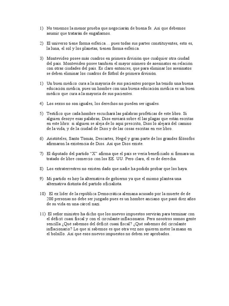 Falacias No Formales PDF