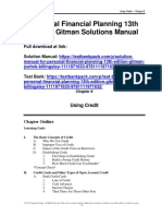 Personal Financial Planning 13th Edition Gitman Solutions Manual Download