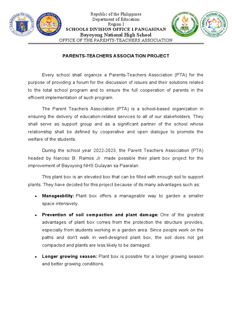 Pta Project | PDF