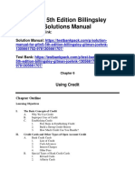 PFIN5 5th Edition Billingsley Solutions Manual Download