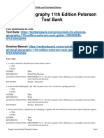 Physical Geography 11th Edition Petersen Test Bank Download