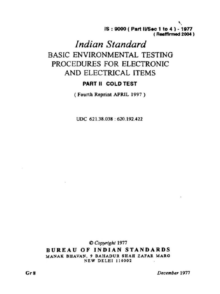 IS 9000 Part-2 | PDF
