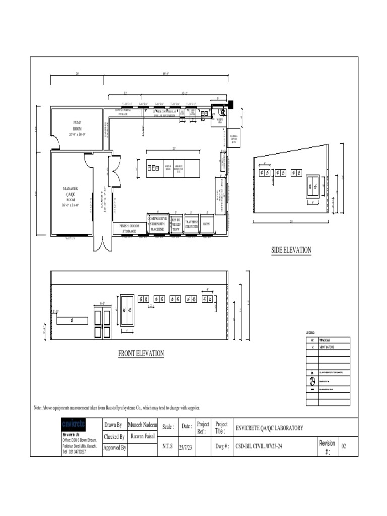 Qa qc lab layout pdf