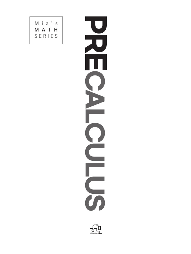 Features of Mia's Precalculus Workbook | PDF