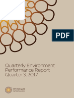 Quarterly Environment Performance Report