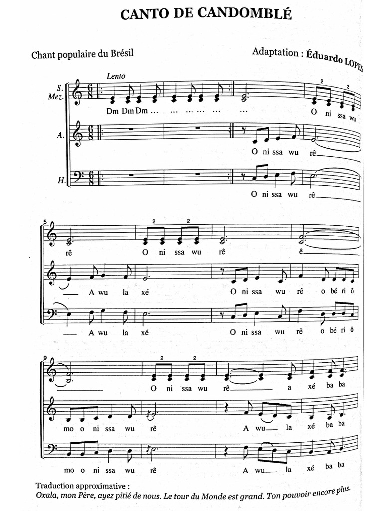 Canto de Candomblé | PDF