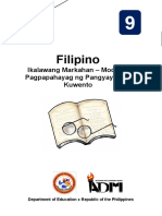 Fil9 q2 Mod24 PagpapahayagNgpangyayarisakuwento Version2