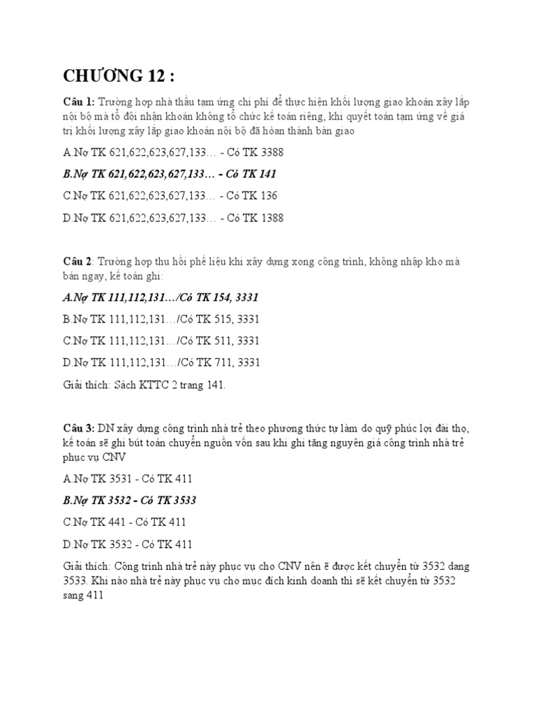 Test Online c12 KTTC | PDF