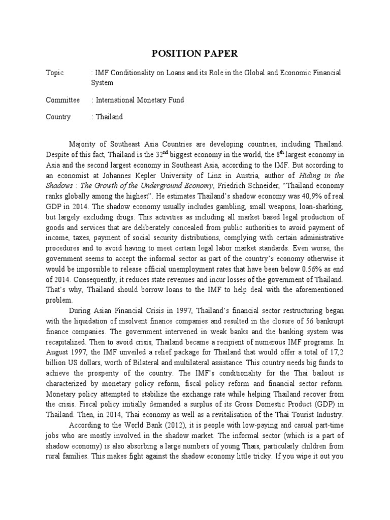 POSITION PAPER | PDF