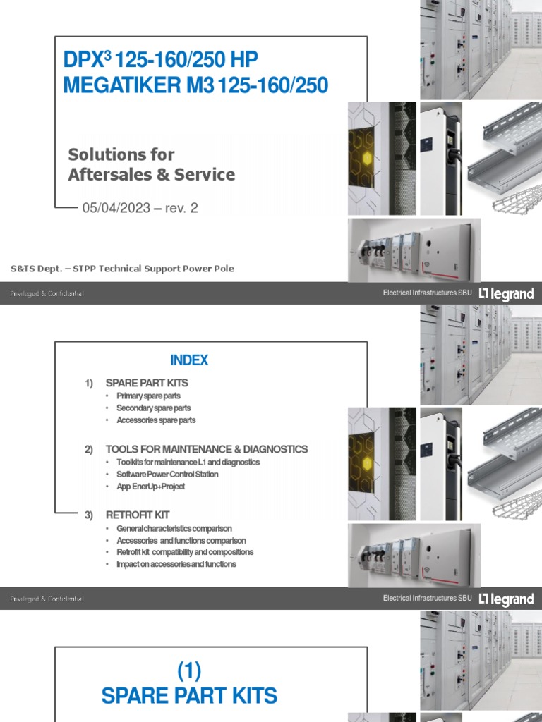 DPX 125-160-250 HP - Solutions For AfterSales & Service - Rev 2 | PDF