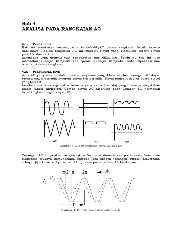 Analisis Rangkaian Arus Bolak-Balik AC | PDF | Metode & Bahan Ajar ...