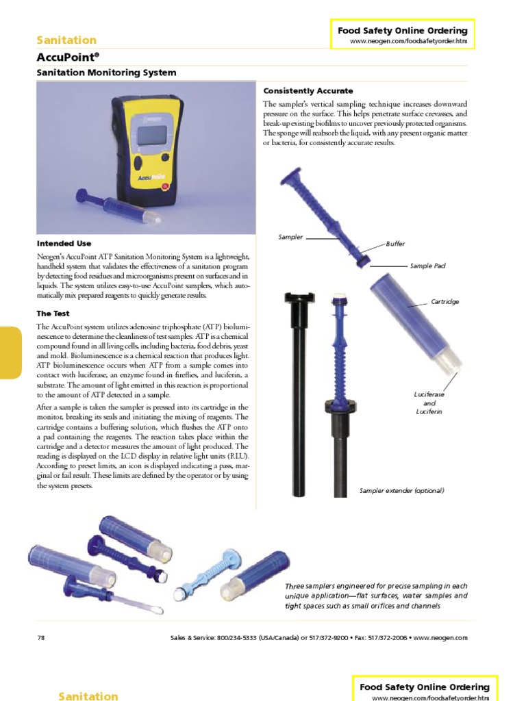 MVP ICON® System for ATP Hygiene Monitoring & Management