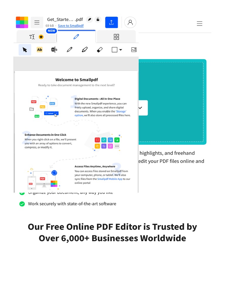 Get started with smallpdf edit pdf pdf career growth